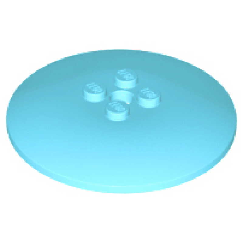 Schotel 6x6 omgekeerd (Radar) met dichte nop Medium Azure